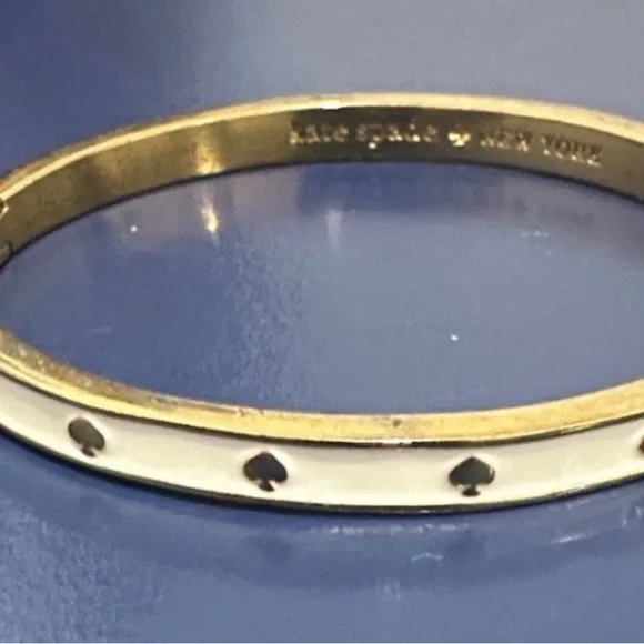 Kate Spade Gold and White Spade Bracelet - Picture 3 of 8